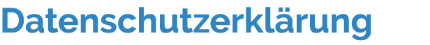 Datenschutzerklärung